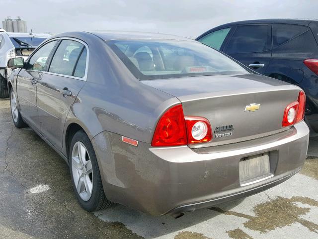 1G1ZA5EU2CF337907 - 2012 CHEVROLET MALIBU LS TAN photo 3