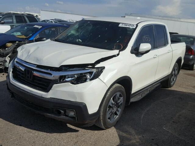 5FPYK2F6XHB011094 - 2017 HONDA RIDGELINE WHITE photo 2