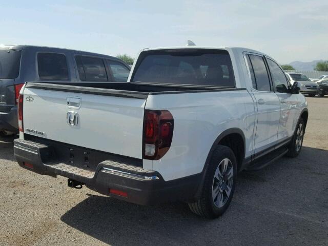 5FPYK2F6XHB011094 - 2017 HONDA RIDGELINE WHITE photo 4