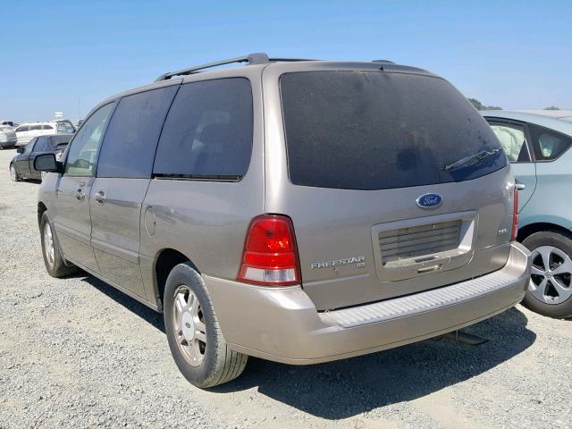 2FMZA52206BA61335 - 2006 FORD FREESTAR S GOLD photo 3