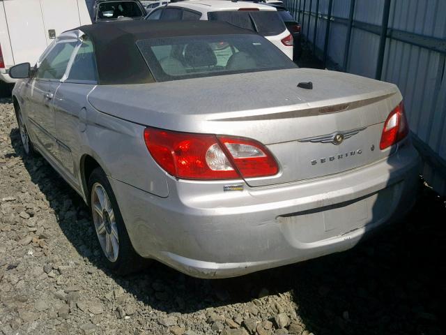 1C3LC55R68N157527 - 2008 CHRYSLER SEBRING TO SILVER photo 3