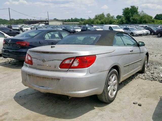 1C3LC55R68N157527 - 2008 CHRYSLER SEBRING TO SILVER photo 4