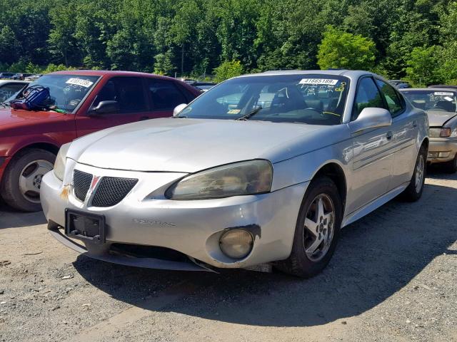 2G2WS522641109335 - 2004 PONTIAC GRAND PRIX SILVER photo 2
