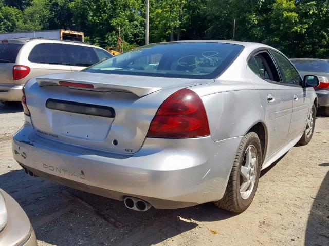 2G2WS522641109335 - 2004 PONTIAC GRAND PRIX SILVER photo 4