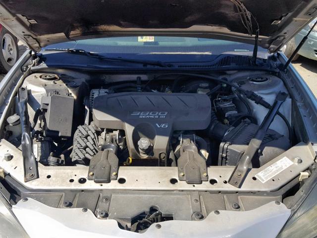 2G2WS522641109335 - 2004 PONTIAC GRAND PRIX SILVER photo 7