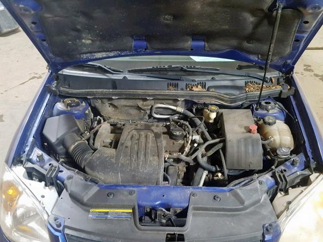 1G1AL55F077336506 - 2007 CHEVROLET COBALT LT BLUE photo 7