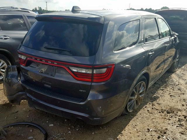 1C4RDHDG4HC869535 - 2017 DODGE DURANGO GT GRAY photo 4