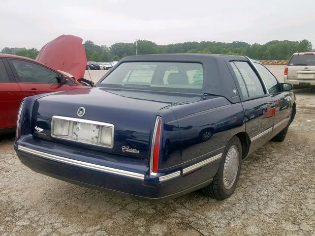 1G6KD54Y9XU751016 - 1999 CADILLAC DEVILLE BLUE photo 4