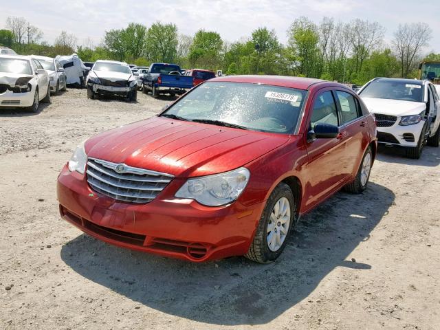 1C3LC46BX9N547513 - 2009 CHRYSLER SEBRING LX RED photo 2