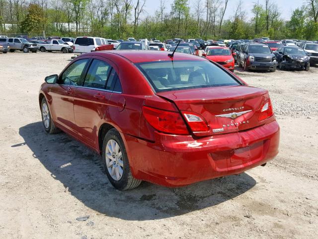 1C3LC46BX9N547513 - 2009 CHRYSLER SEBRING LX RED photo 3