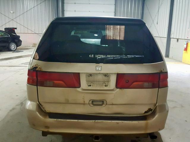 2HKRL18531H549779 - 2001 HONDA ODYSSEY LX BEIGE photo 9