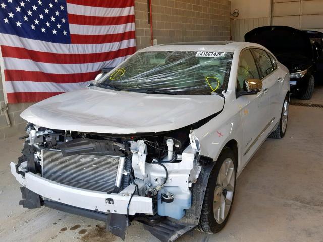 2G1125S3XJ9172913 - 2018 CHEVROLET IMPALA PRE WHITE photo 2