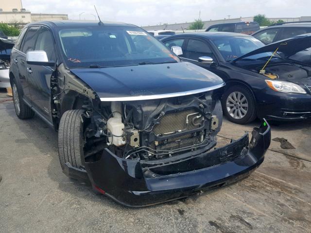 2LMDU88C38BJ10246 - 2008 LINCOLN MKX BLACK photo 1