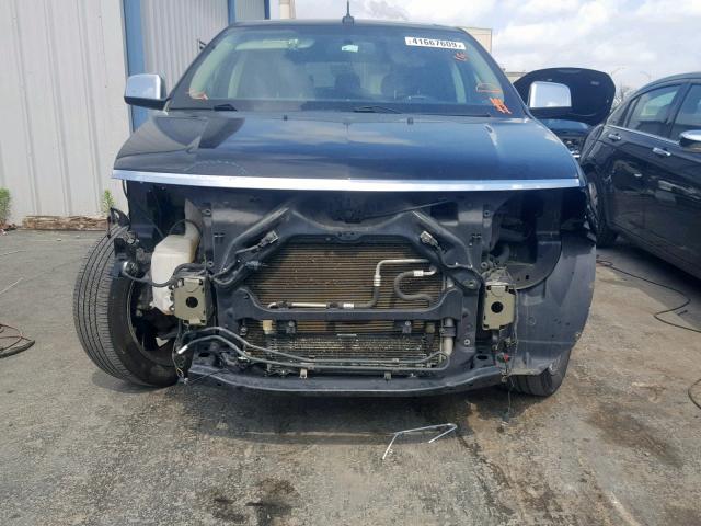 2LMDU88C38BJ10246 - 2008 LINCOLN MKX BLACK photo 9