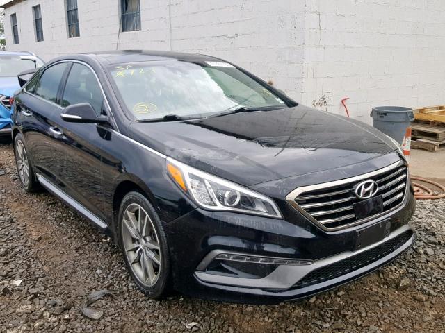 5NPE34AB6FH154521 - 2015 HYUNDAI SONATA SPO BLACK photo 1