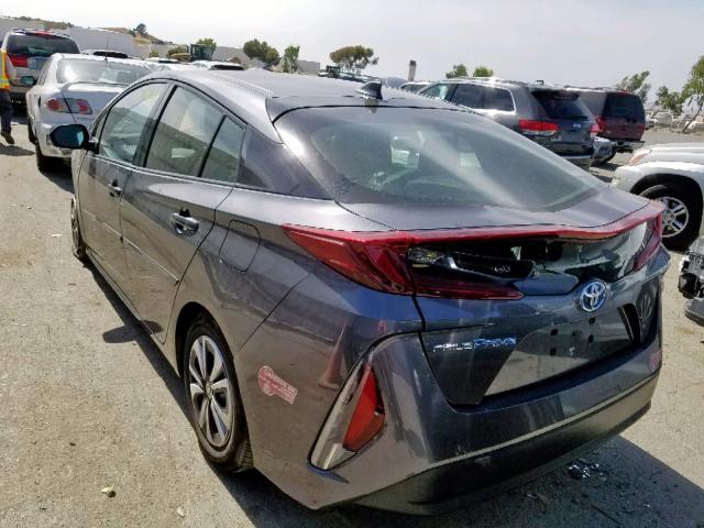 JTDKARFPXH3040823 - 2017 TOYOTA PRIUS PRIM 灰色 照片 3