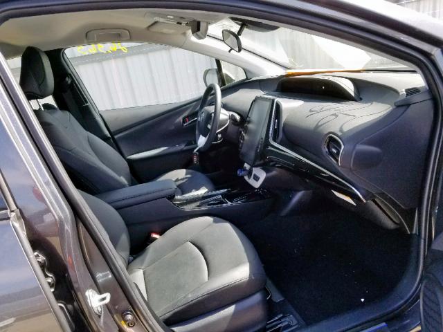 JTDKARFPXH3040823 - 2017 TOYOTA PRIUS PRIM 灰色 照片 5