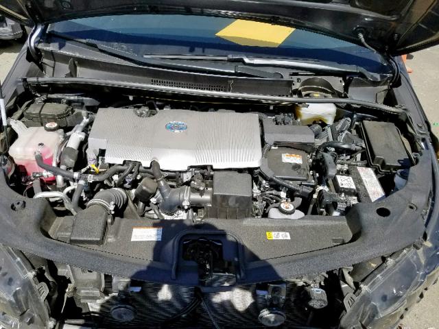 JTDKARFPXH3040823 - 2017 TOYOTA PRIUS PRIM 灰色 照片 7