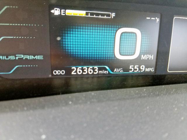 JTDKARFPXH3040823 - 2017 TOYOTA PRIUS PRIM 灰色 照片 8