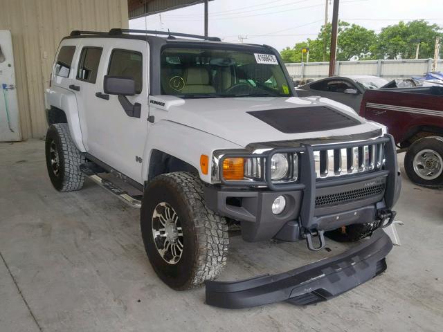 5GTDN13E678246636 - 2007 HUMMER H3 WHITE photo 1