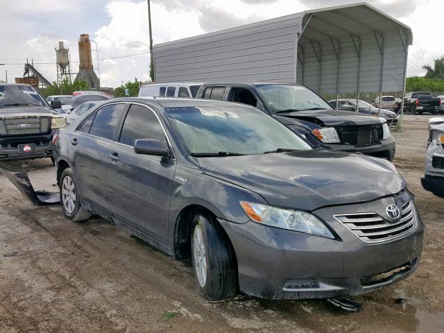 4T1BB46K28U062289 - 2008 TOYOTA CAMRY HYBR GRAY photo 1