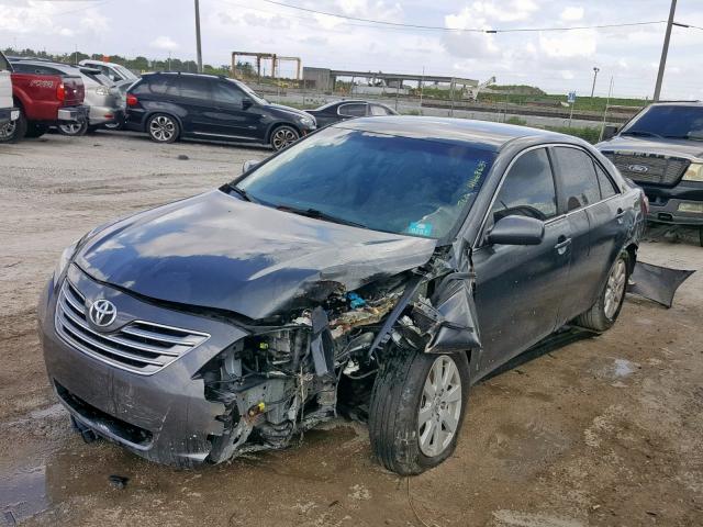 4T1BB46K28U062289 - 2008 TOYOTA CAMRY HYBR GRAY photo 2