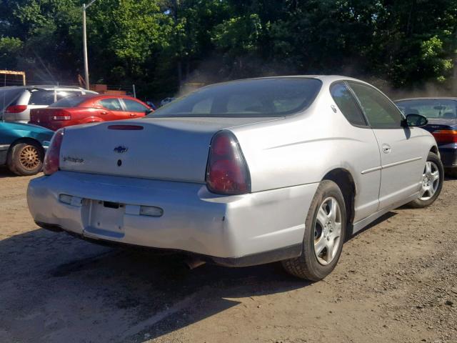 2G1WW12E929236557 - 2002 CHEVROLET MONTE CARL 银色 照片 4