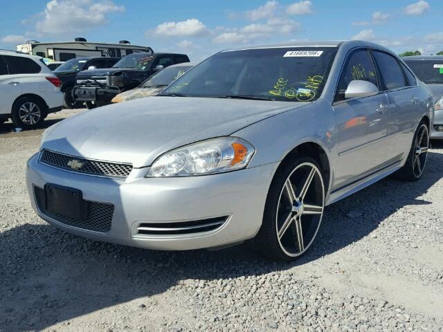 2G1WB5E3XE1125693 - 2014 CHEVROLET IMPALA LIM SILVER photo 2