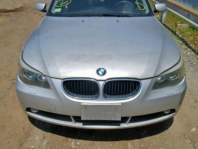 WBANA53584B173439 - 2004 BMW 525 I SILVER photo 7