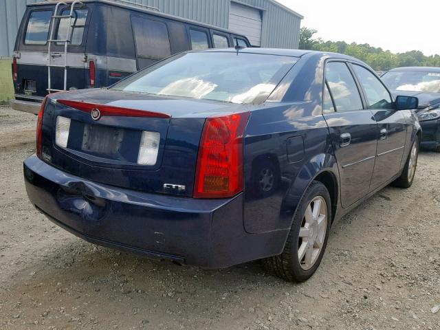 1G6DP567X50180886 - 2005 CADILLAC CTS HI FEA BLUE photo 4