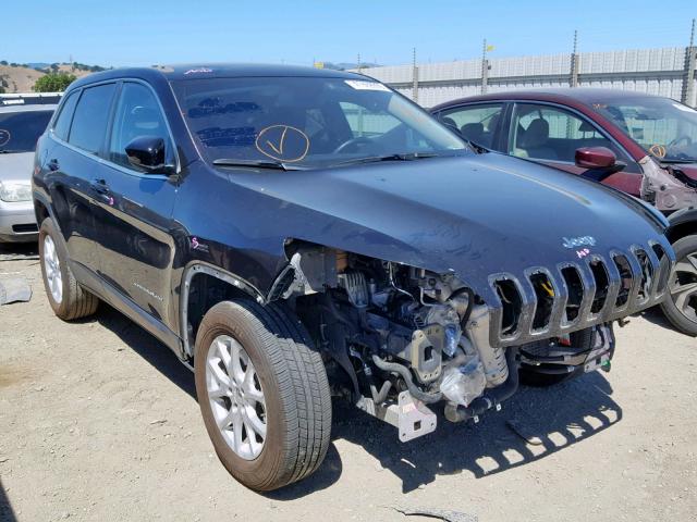 1C4PJMCB1FW714791 - 2015 JEEP CHEROKEE L BLACK photo 1