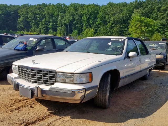 1G6DW52P9RR713630 - 1994 CADILLAC FLEETWOOD WHITE photo 2