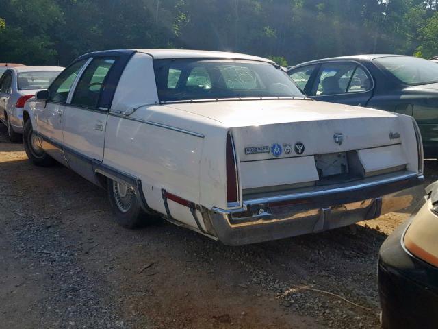 1G6DW52P9RR713630 - 1994 CADILLAC FLEETWOOD WHITE photo 3