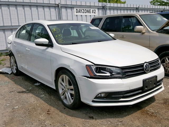 3VWLA7AJ4FM205043 - 2015 VOLKSWAGEN JETTA TDI WHITE photo 1