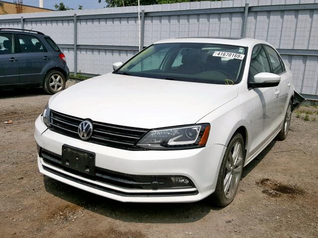 3VWLA7AJ4FM205043 - 2015 VOLKSWAGEN JETTA TDI WHITE photo 2