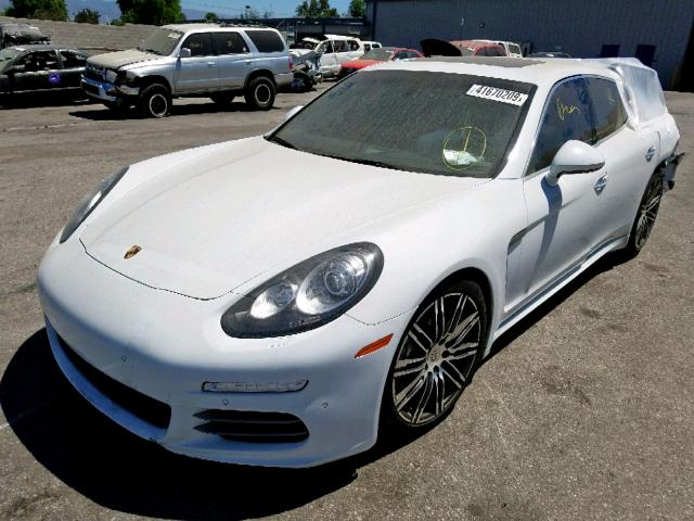 WP0AB2A76FL050902 - 2015 PORSCHE PANAMERA S WHITE photo 2