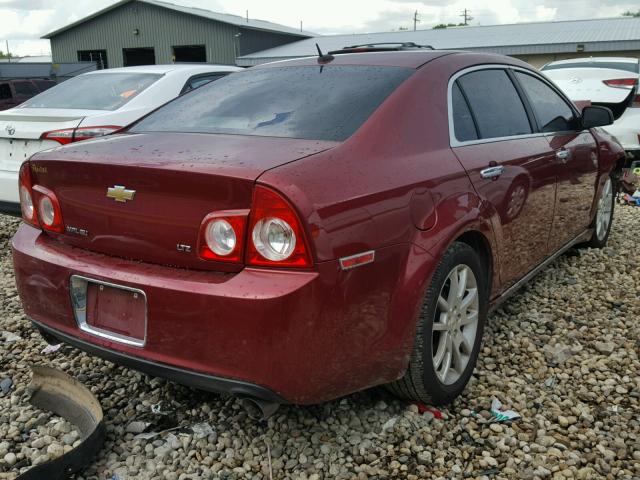 1G1ZK57739F217420 - 2009 CHEVROLET MALIBU LTZ 红色 照片 4