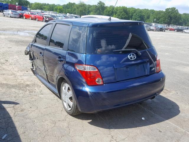 JTKKT624160170985 - 2006 TOYOTA SCION XA BLUE photo 3