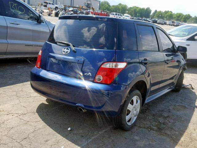 JTKKT624160170985 - 2006 TOYOTA SCION XA BLUE photo 4