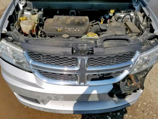 3D4PG4FB2BT534765 - 2011 DODGE JOURNEY EX SILVER photo 7