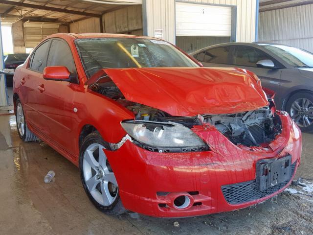 JM1BK123741141955 - 2004 MAZDA 3 S RED photo 1