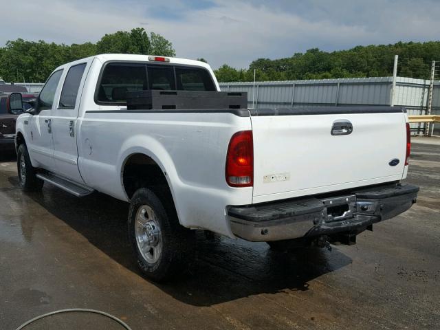 1FTWW31P15ED39687 - 2005 FORD F350 SRW S WHITE photo 3