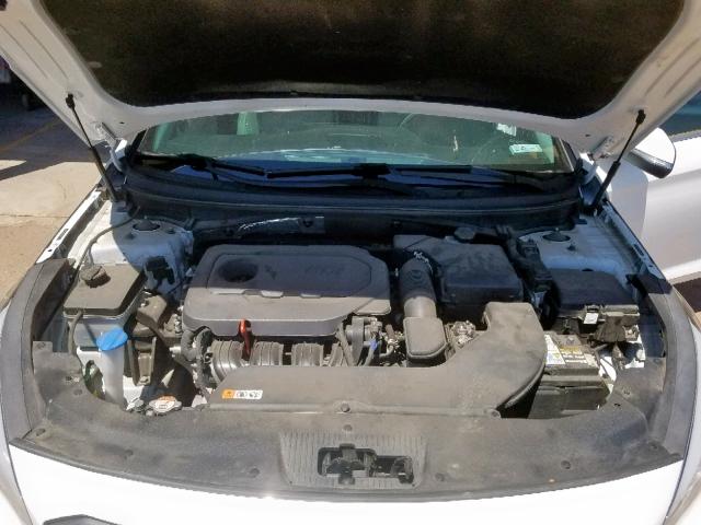 5NPE34AFXHH544172 - 2017 HYUNDAI SONATA SPO WHITE photo 7