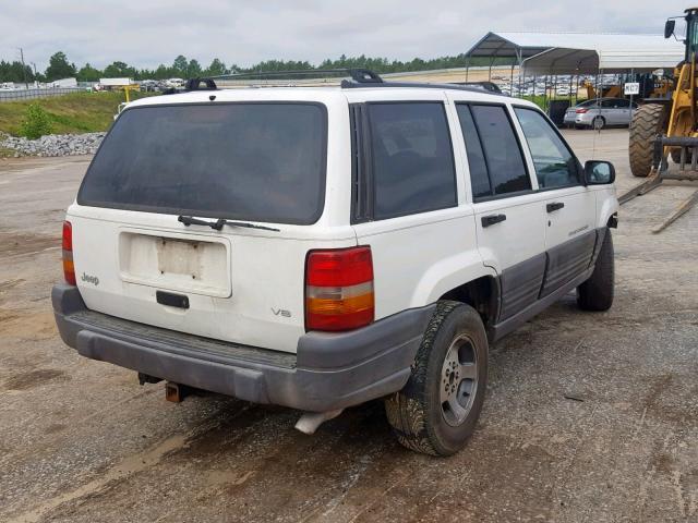 1J4GX58Y0VC713238 - 1997 JEEP GRAND CHER WHITE photo 4