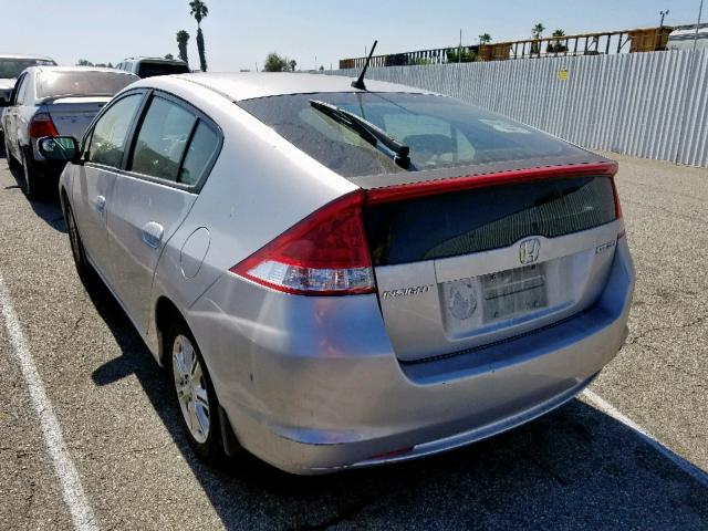 JHMZE2H74AS009830 - 2010 HONDA INSIGHT EX SILVER photo 3