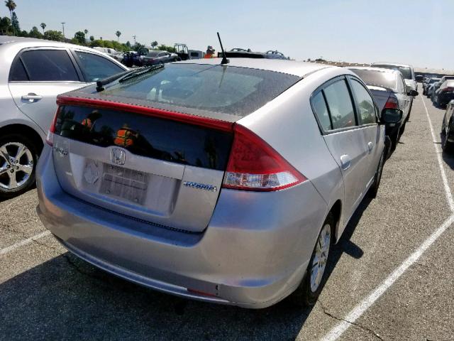 JHMZE2H74AS009830 - 2010 HONDA INSIGHT EX SILVER photo 4