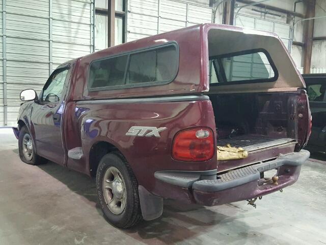 2FTRF07214CA66200 - 2004 FORD F-150 HERI MAROON photo 3