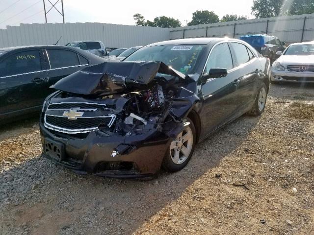1G11C5SA6DF356656 - 2013 CHEVROLET MALIBU 1LT BLACK photo 2