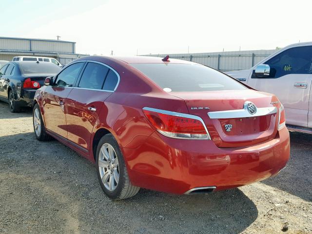 1G4GC5E32DF128129 - 2013 BUICK LACROSSE BURGUNDY photo 3