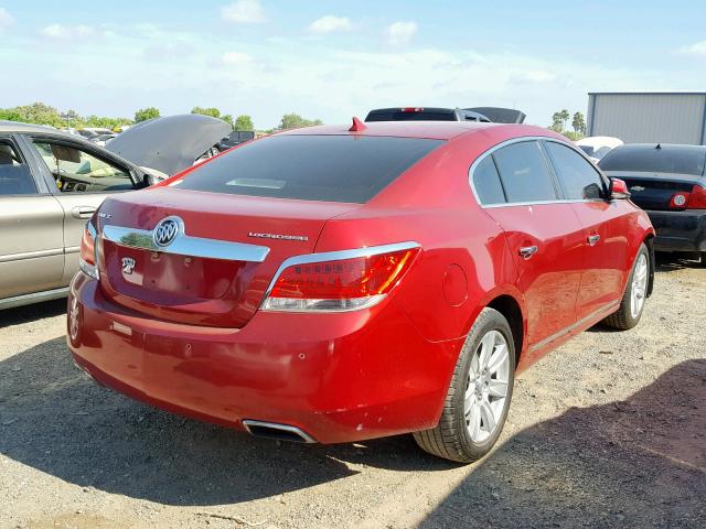 1G4GC5E32DF128129 - 2013 BUICK LACROSSE BURGUNDY photo 4